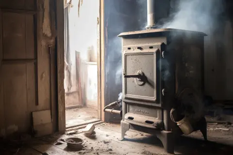 Biały osad w piecu - przyczyny i usuwanie smoły w piecu na drewno